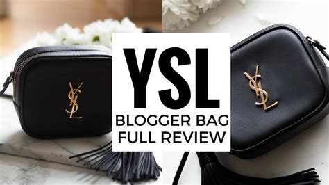 ysl blogger bag blue|Review: What Fits Inside the Saint Laurent Blogger Bag.